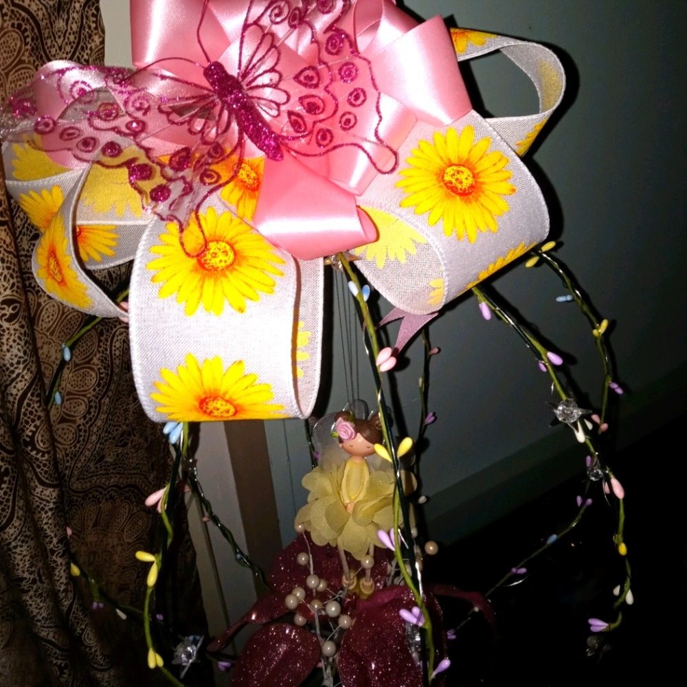 Handmade circular ballerina wreath